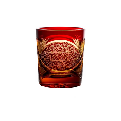 Luxury Cut Crystal Whiskey Tumbler Glass