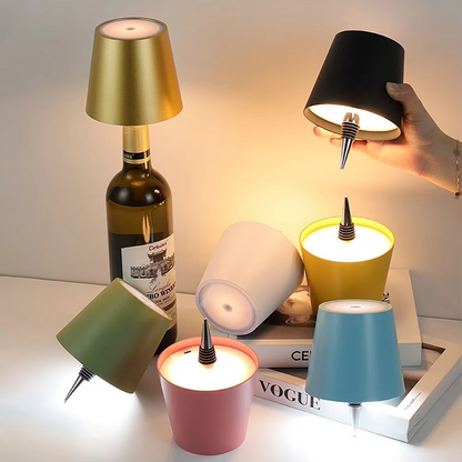 Sleek LED Bottle Table Lamp