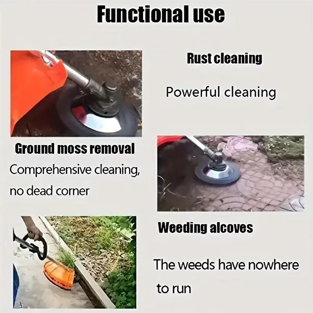 Tough 6-8 Inch Metal Cutting Brush for Trimmers
