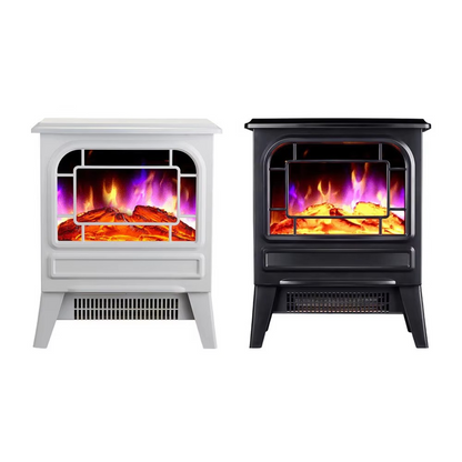 Warm Electric Fire Heater with Realistic LED Flames