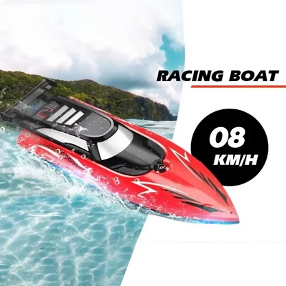 Fun Kids RC Speedboat with LED Lights and Remote