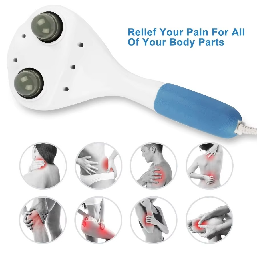 Portable Electric Massage Tool with Dual Speed Vibration