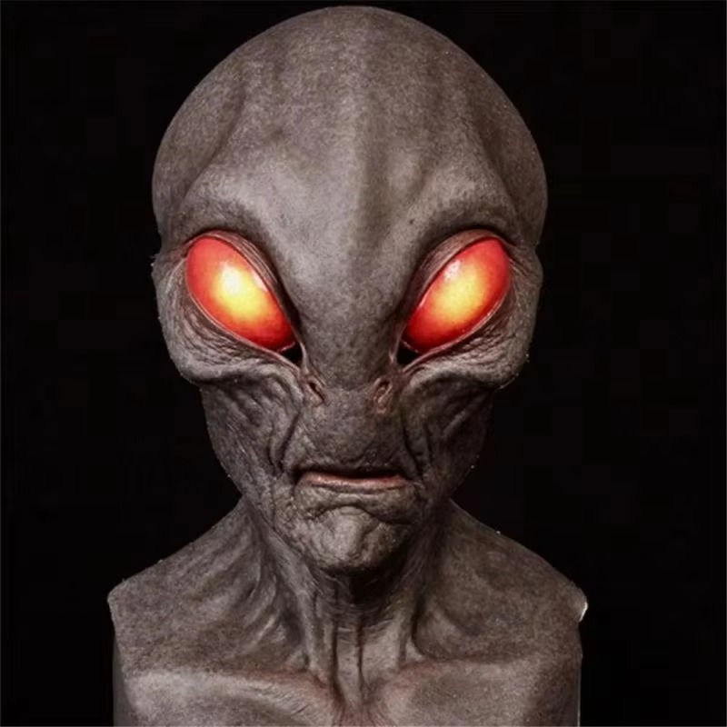 Scary Alien Costume Latex Face Mask