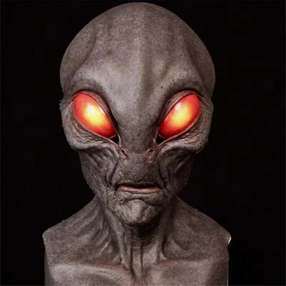 Scary Alien Costume Latex Face Mask