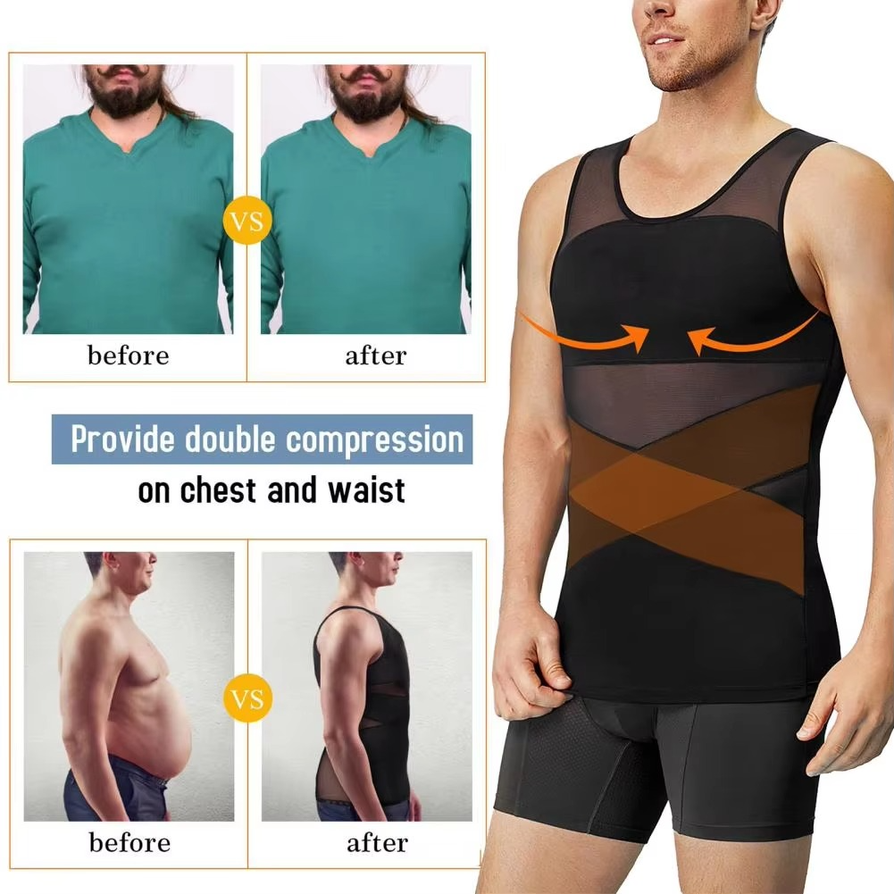 Slimming Athletic Tank Top for Core Muscle Support