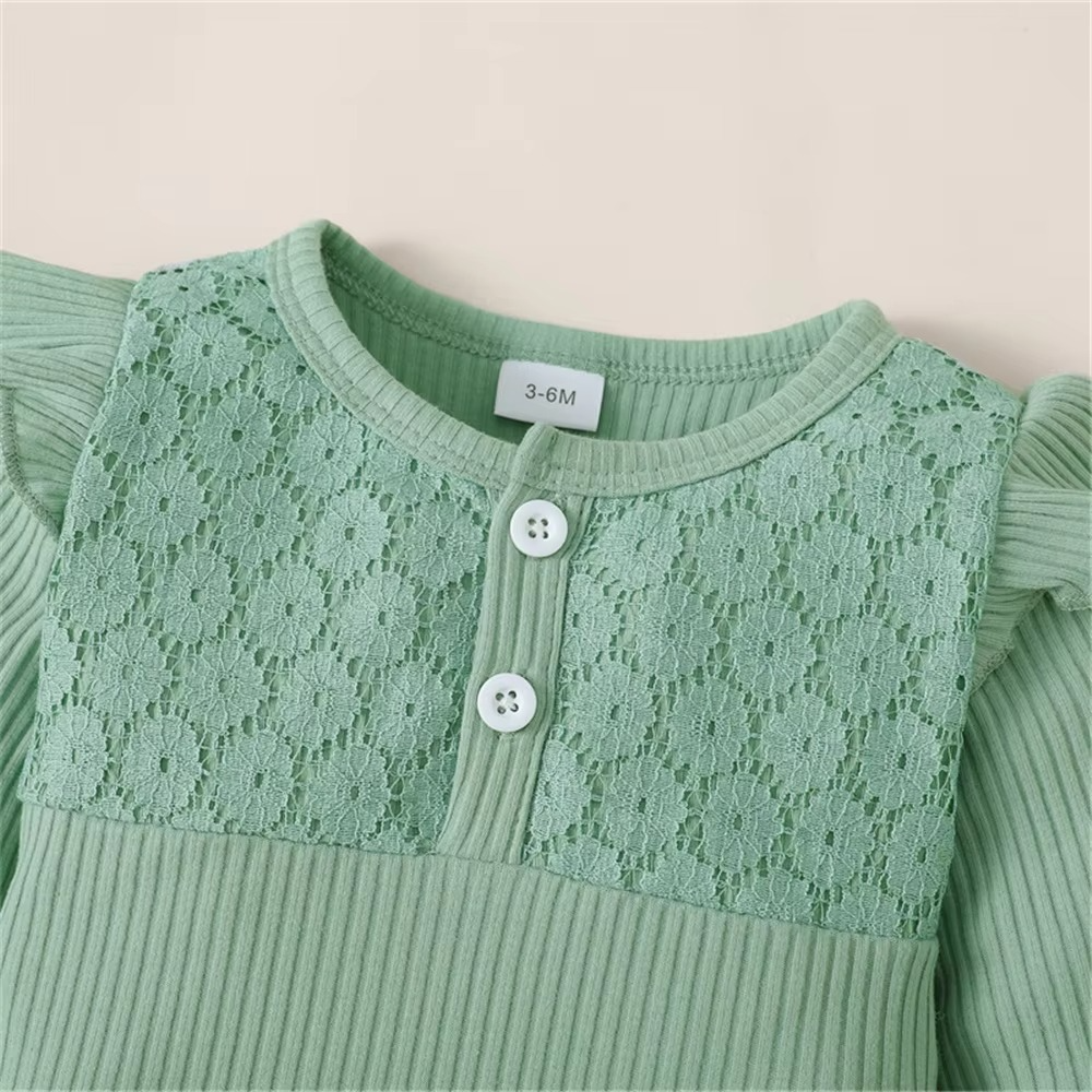 Cute Baby Girls 3pc Spring Outfit Set