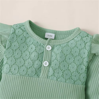 Cute Baby Girls 3pc Spring Outfit Set