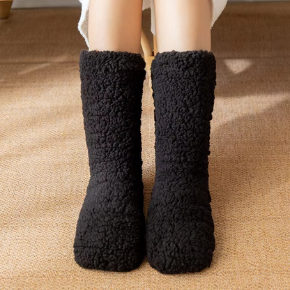 Warm Fuzzy Cozy Winter Socks with Grip Soles - Hehif
