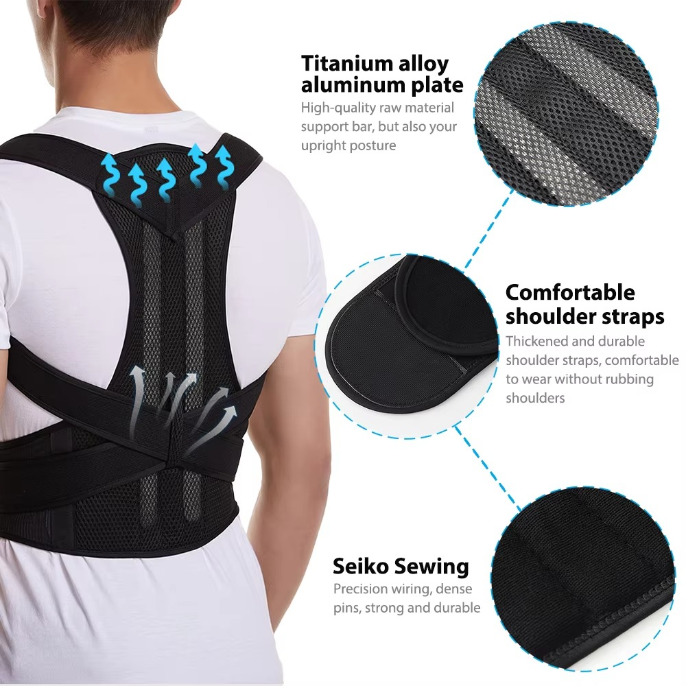 Comfortable Posture Corrector Back Support Brace