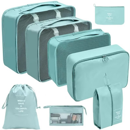 Compact Packing Cubes for Travel and Closet Organization