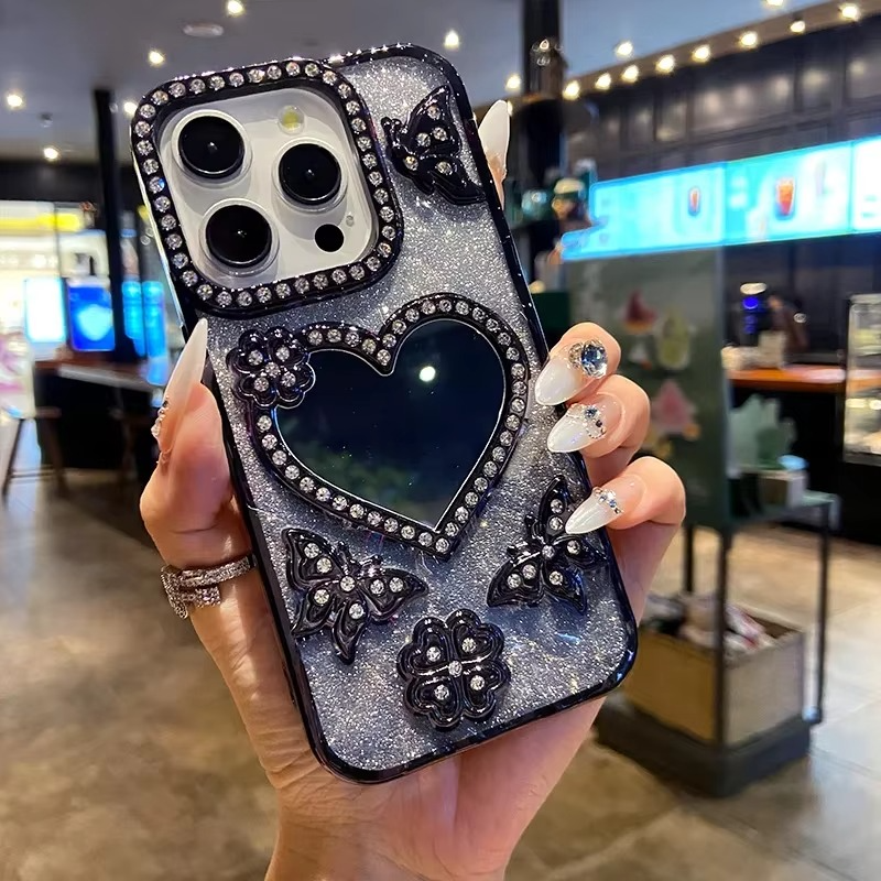 Sparkly Rhinestone Phone Cover for iPhone