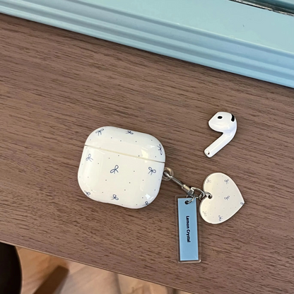 Cute Spot Earbud Pouch with Charm