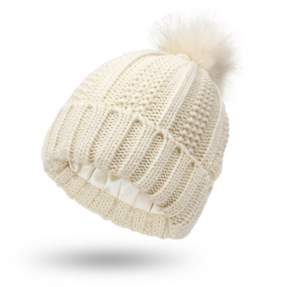 Warm Cable Knit Slouch Beanie