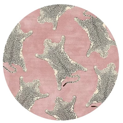 Cozy Leopard Print Area Rug – Thick Plush Living Room Mat