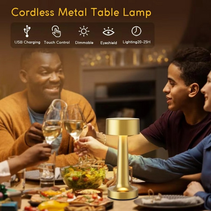 Contemporary USB Table Lamp with Sensor Night Light