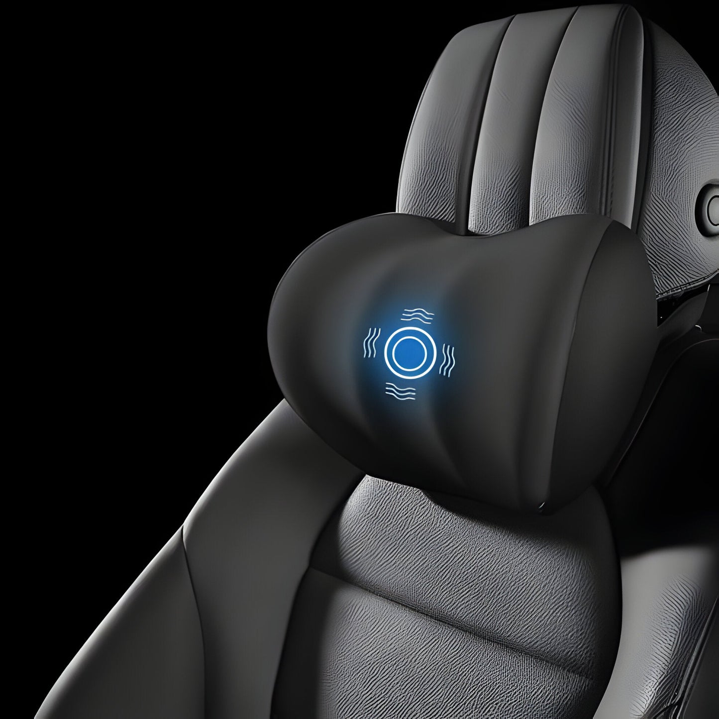 Heated Back and Neck Support Pillow for Home and Car
