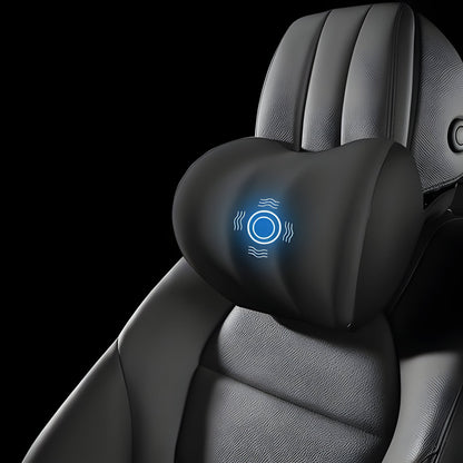 Heated Back and Neck Support Pillow for Home and Car