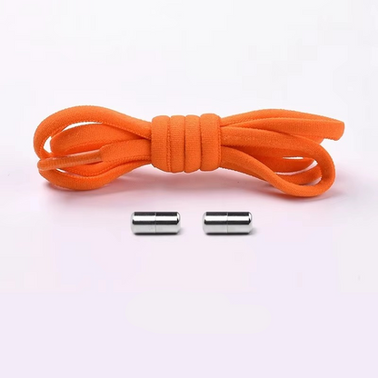 Easy One Pull Laces with Secure Metal Buckle
