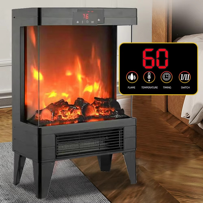 Cozy 3D Electric Fire Heater for Home Use