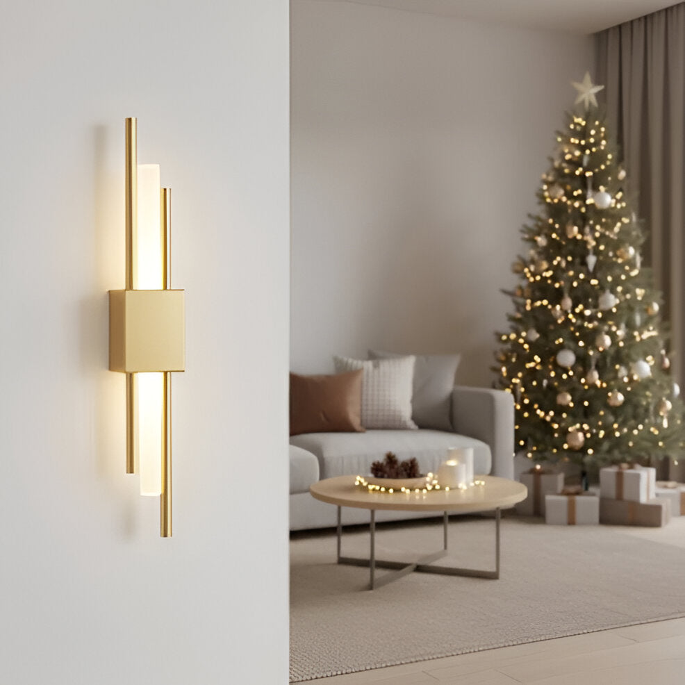Sleek LED Wall Lamp with Color Changing Light