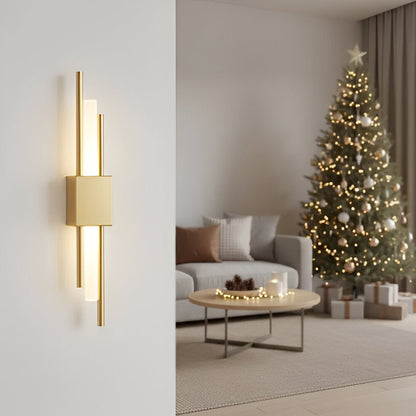 Sleek LED Wall Lamp with Color Changing Light