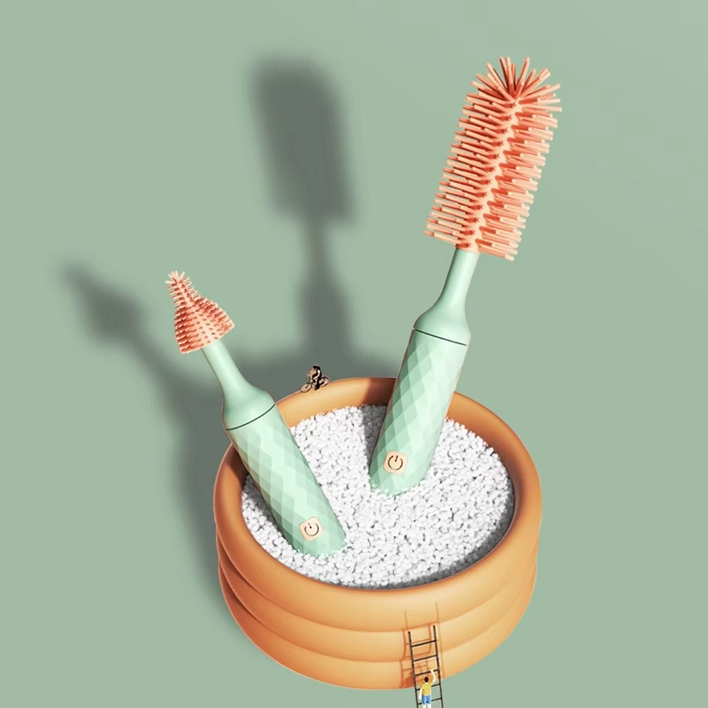 Baby Bottle Cleaner Brush Set for Newborns