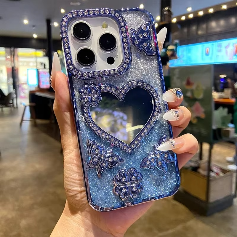 Sparkly Rhinestone Phone Cover for iPhone