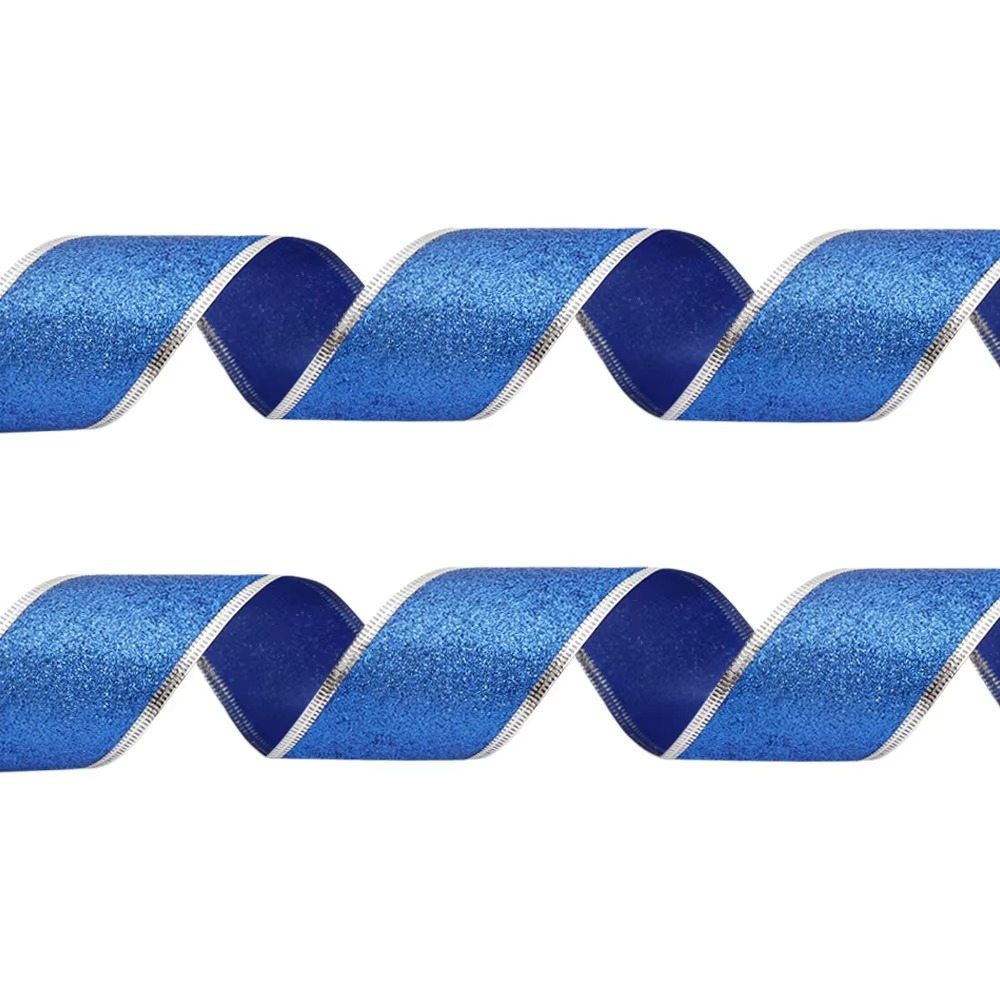 Sparkly Festive Ribbon For Christmas Crafts And Decorations