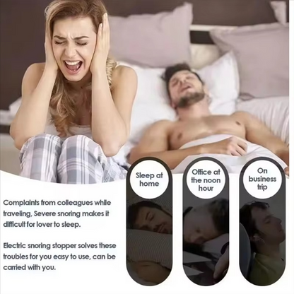 Automatic Sleep Apnea Snore Stopper with Adjustable Airflow