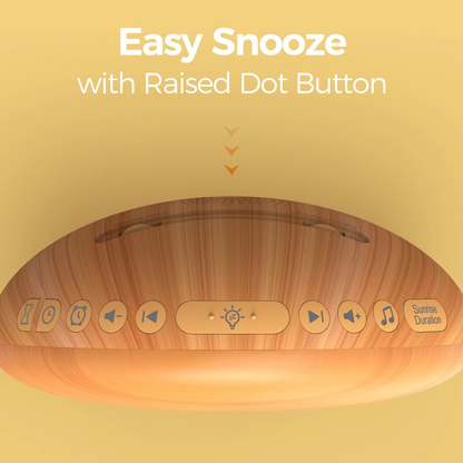 Colorful LED Wake Up Alarm Clock with Sounds