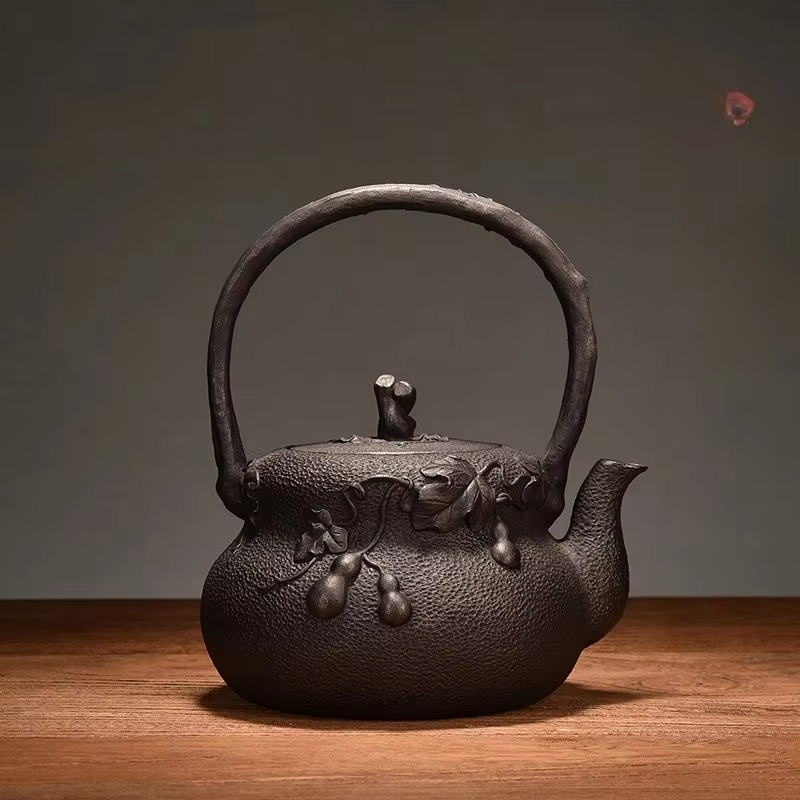 Authentic Antique Style Cast Iron Teapot