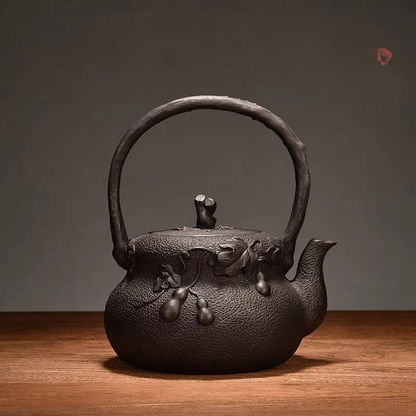 Authentic Antique Style Cast Iron Teapot