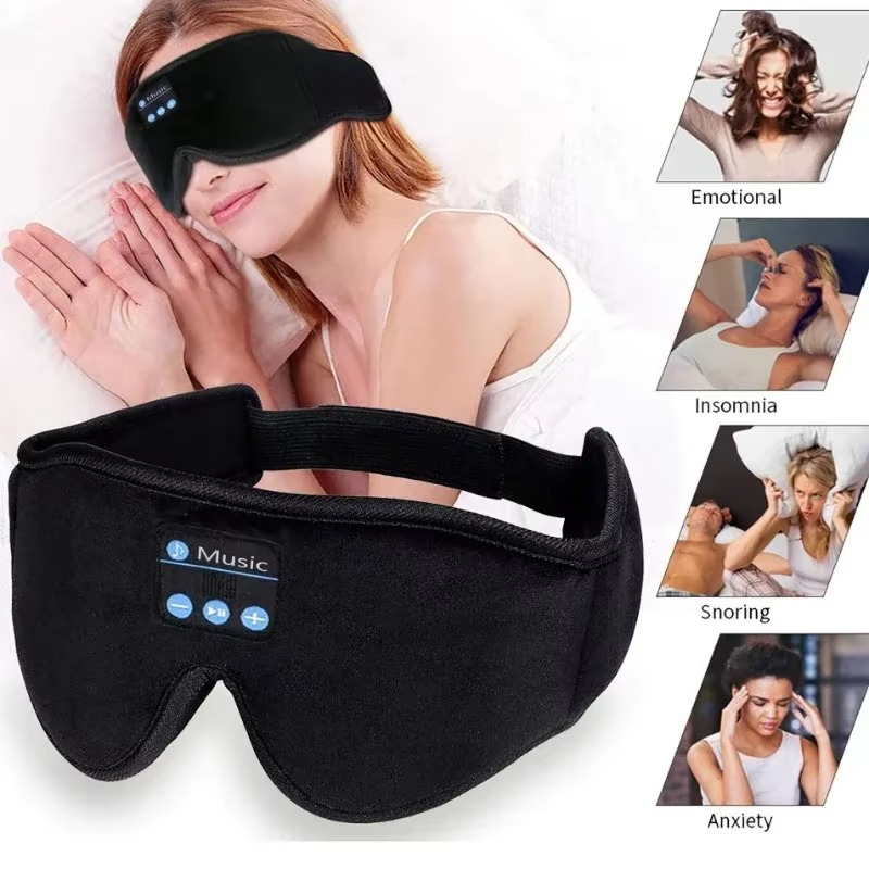 Wireless Sleep Headphones with Eye Mask and HD Sound