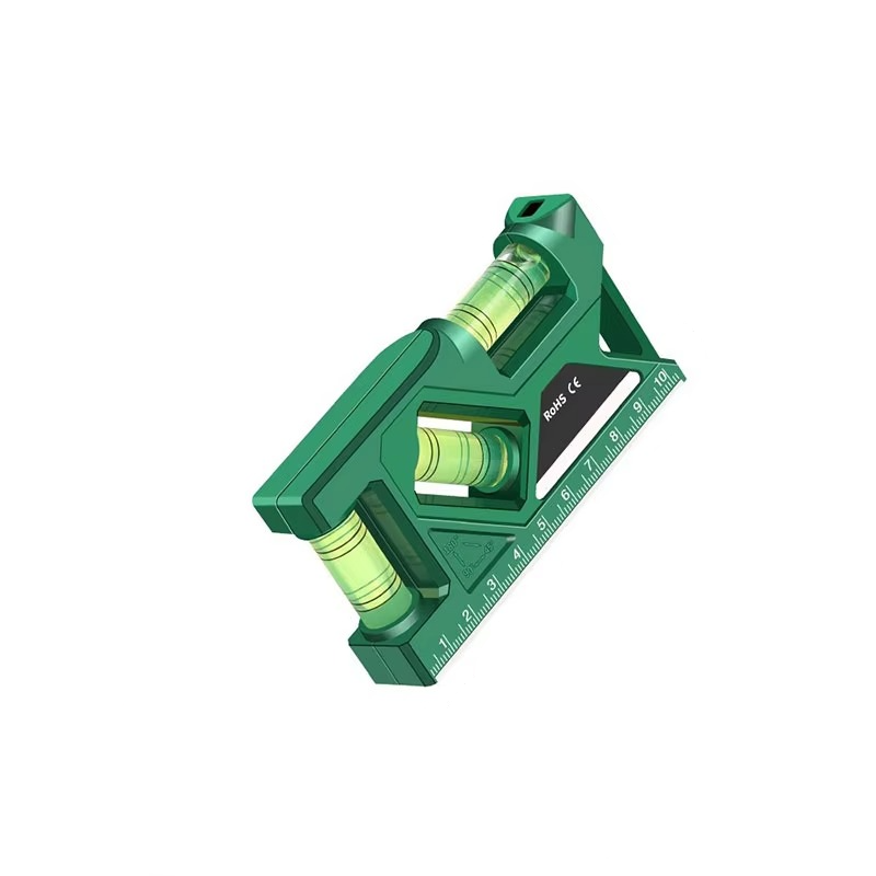 Compact Magnetic Torpedo Level with Protractor