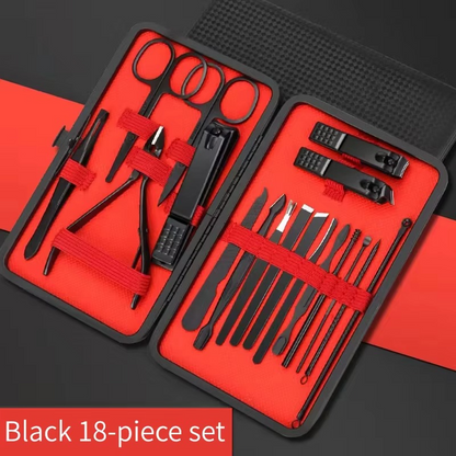 Complete Stainless Steel Nail Care Kit