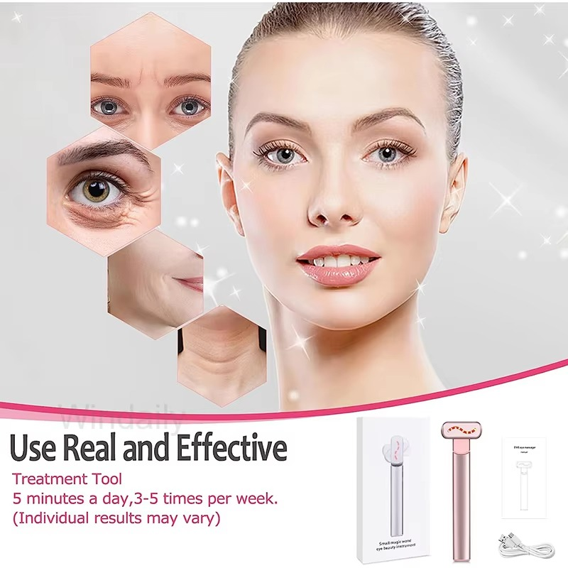 Advanced Anti Aging Facial Massager with Red Light Therapy