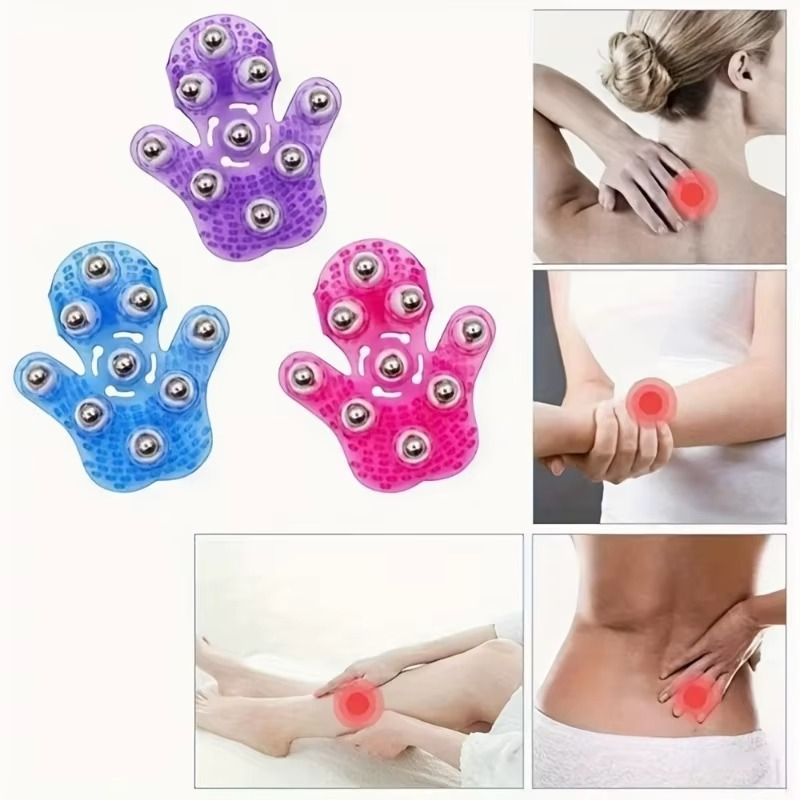 Gentle Exfoliating Massage Glove for Sore Muscles Relief - Hehif