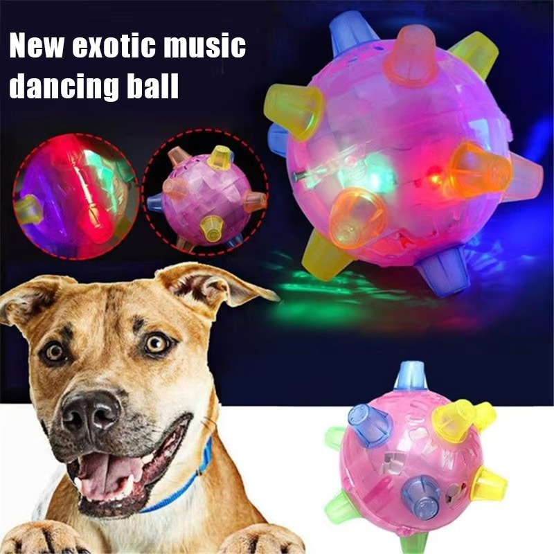 Fun Dog Bouncy Ball with Sound and Lights