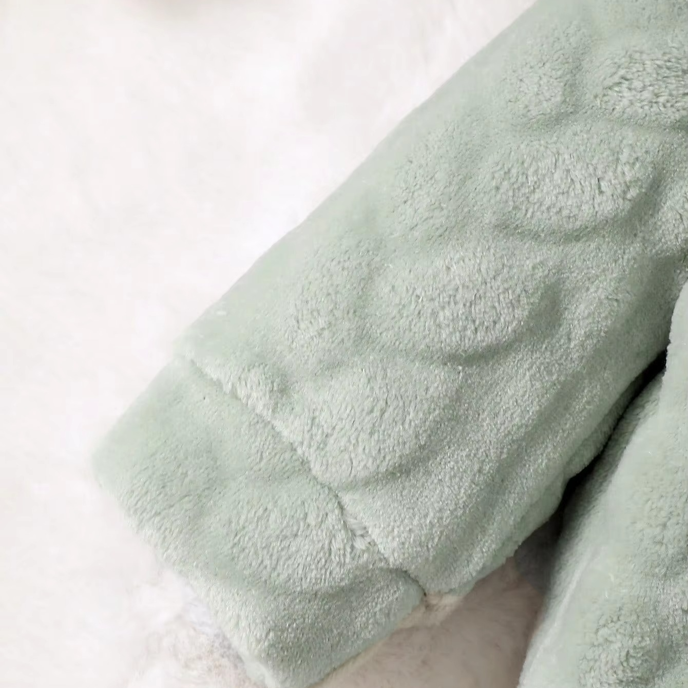Soft Warm Hoodie Sleepsuit for Baby Boys