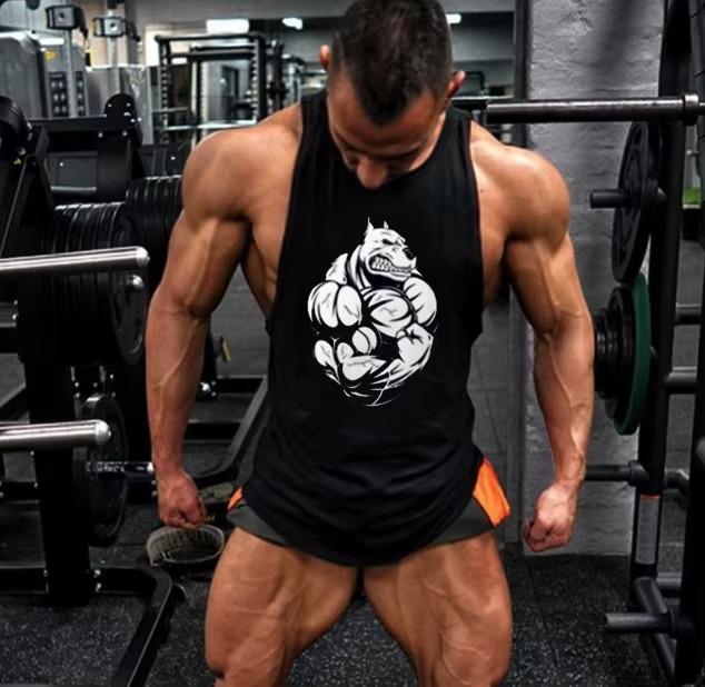 Men's Breathable Gym Vest - Sports Sleeveless Tank Top