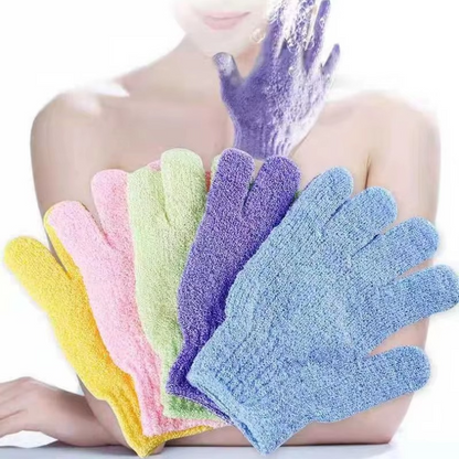 Soft Exfoliating Bath Gloves for Gentle Skin Care