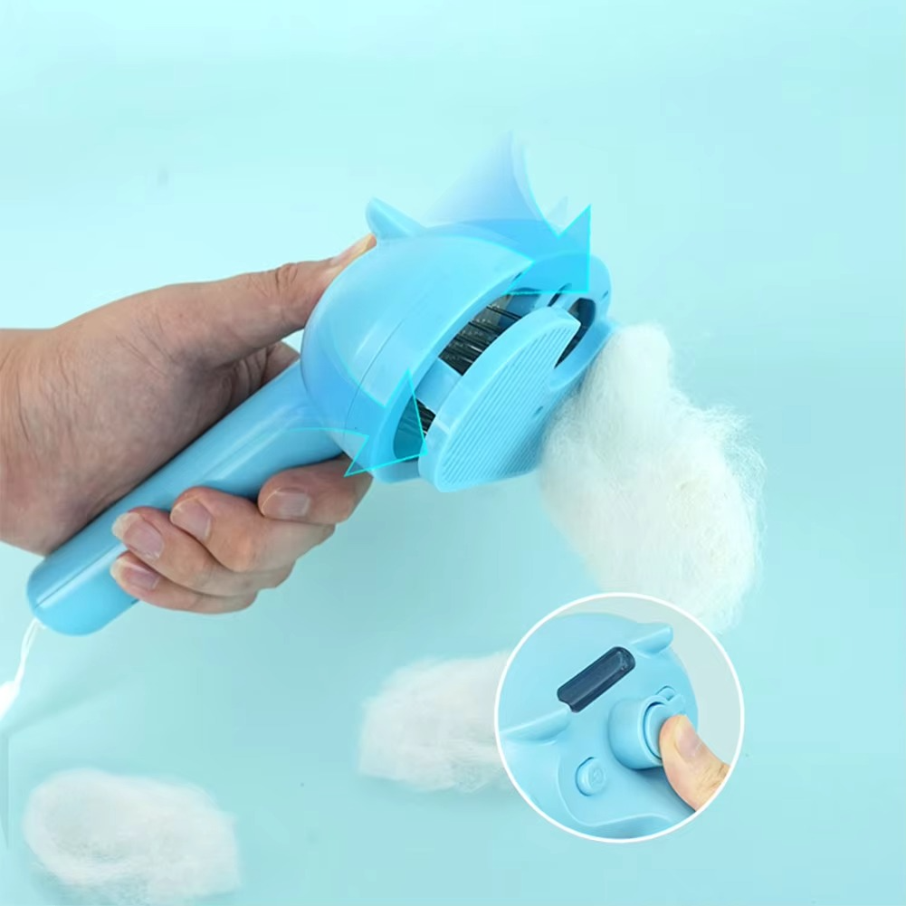 Pet Grooming Shedding Brush for Cats and Dogs