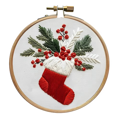 Easy Christmas Cross Stitch Kit for Beginners