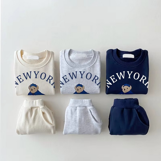 Soft Teddy Hoodie and Pant Set for Boys Girls - Hehif