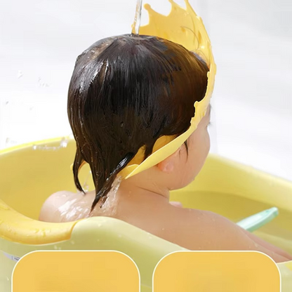 Kids Soft Waterproof Bath Cap Ear Eye Protector