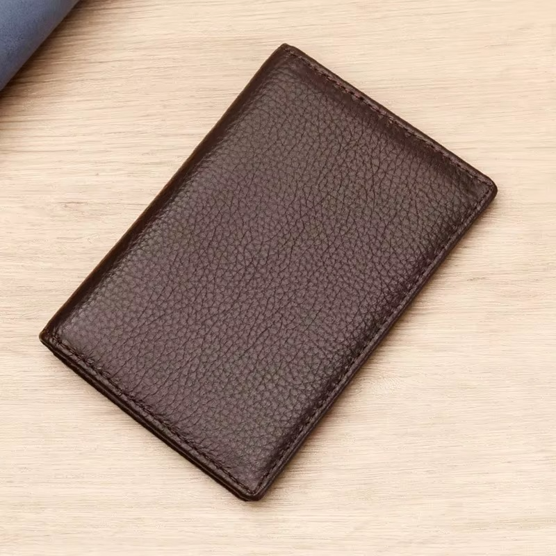 Thin Leather Mens Card Holder Wallet