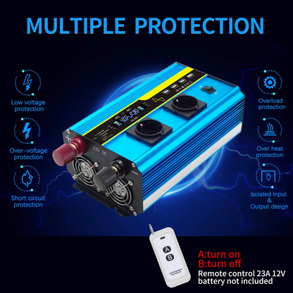 High Power DC to AC Converter for Car and Solar