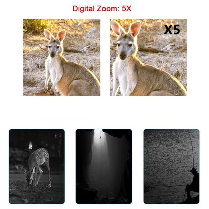 High Definition Night Vision Binoculars with 5x Zoom