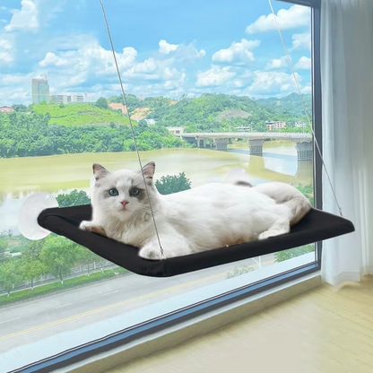 Cozy Cat Window Seat - Soft Plush Hammock for Cats - Hehif