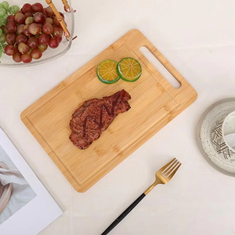 Reversible Wooden Cutting and Serving Board